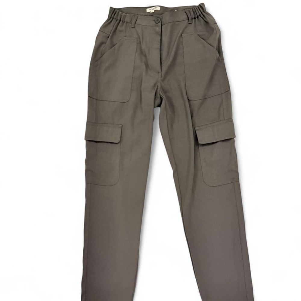 Women Green Cargo Pants